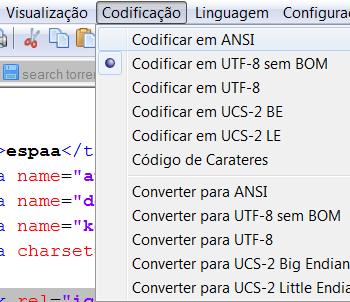 Dentro da tag <head> (3) Tabela de caracteres a ser usada: <meta charset= "utf-8" /> Outra tabela muito usada, especialmente para caracteres