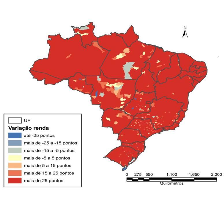 renda familiar per capita nos municípios brasileiros