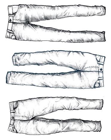 MODELAGENS Para atender a todos os públicos do mercado, estamos lançando nossos jeans com 3 modelagens diferentes.