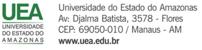 963, de 27 de junho de 2001, que concede à UEA autonomia pedagógica, quanto às atividades de ensino, pesquisa e extensão; CONSIDERANDO o que determina o art. 47 da Lei nº 9.