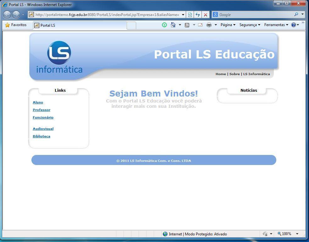 semestres disponíveis no portal LS.