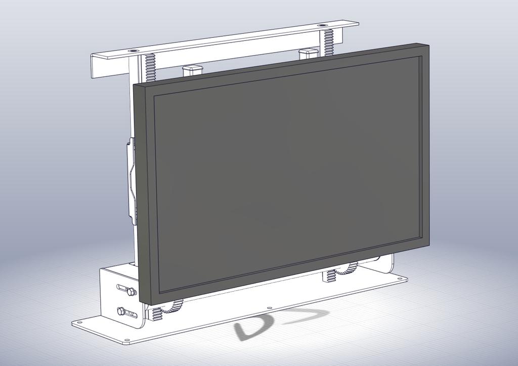 LIFT MOTORIZADO PARA TV MANUAL DE INSTALAÇÃO Para televisores de até 55 polegadas Sistema motorizado 110 ou 220 volts Confeccionado em aço carbono Incluso suporte para televisão com ou sem inclinação