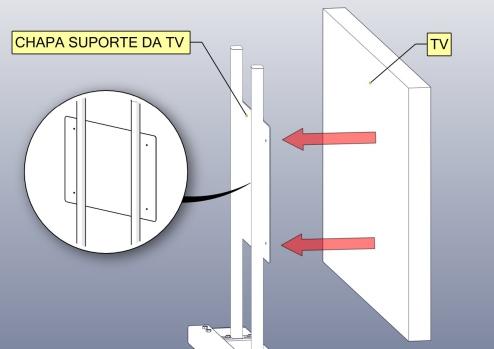 conforme a imagem No local indicado