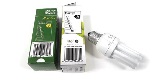 4.8 LÂMPADAS E LUMINÁRIAS As lâmpadas e luminárias vendidas com lâmpadas incorporadas ou acompanhadas de lâmpadas devem também apresentar a etiqueta energética (Regulamento Delegado (UE) N.º 874/201).