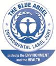 8.3 BLUE ANGEL Este rótulo é um reconhecimento do Governo Alemão para os produtos mais amigos do ambiente que compreende tanto a proteção ambiental como do consumidor.