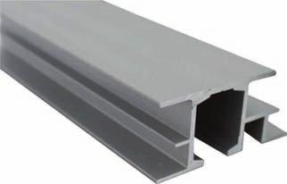 Acabamento: Anodizado Prata Nota: Possibilidade de aplicação de uma aba em alumínio.