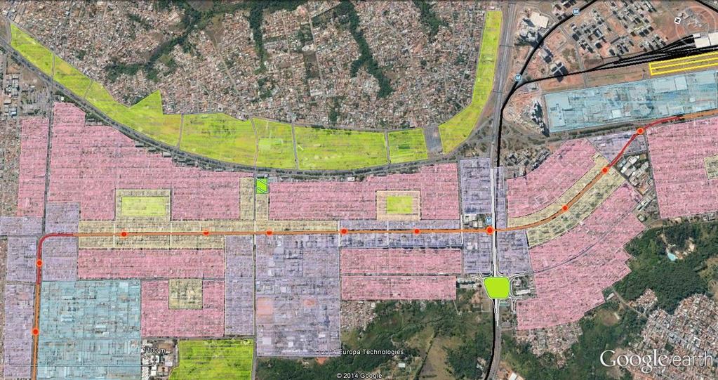 TAGUATINGA: UM NOVO CENTRO METROPOLITANO E DE INVESTIMENTOS Área de Promoção Econômica Verticalização Sustentável Áreas Verdes TUNEL Urbanização e Paisagismo Verticalização Sustentável Operações