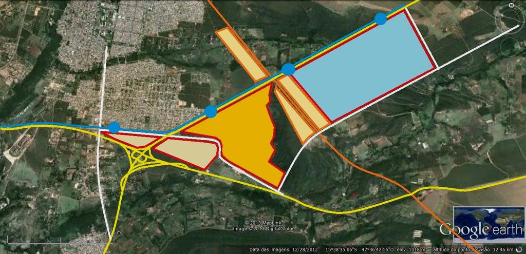 O Hub gastronômico PROJETOS ESTRUTU- RANTES Planaltina HUB (extensões) Centro de Capacitação e