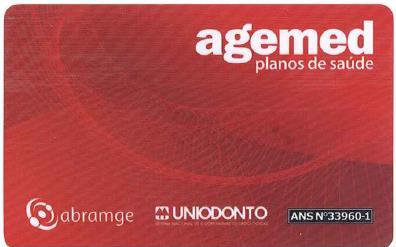 6. ANEXO MODELO DE CARTÃO AGEMED SAÚDE Figura 16 - Modelo de Cartão AGEMED SAÚDE 1. NÚMERO (Código do Usuário) 2.