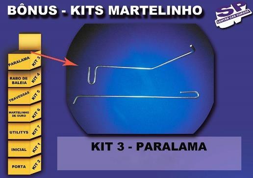 Com 43 peças em aço carbono, assim como o Kit Tradicional,