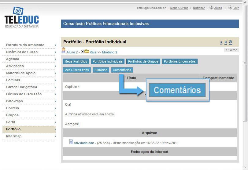 Conhecendo a ferramenta Portfólio Após a