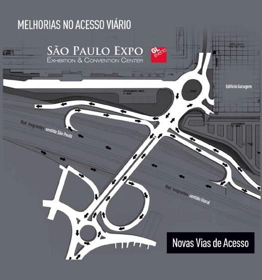 Novas Vias de Acesso 10 min do aeroporto de Congonhas. 850m do Metrô Jabaquara. 10 min do Rodoanel Mário Covas.