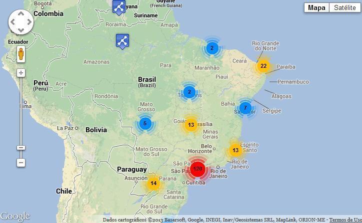 Mapa de empresas do setor fotovoltaico Onde ENCONTRAR... Mais de 200 empresas...instaladores?