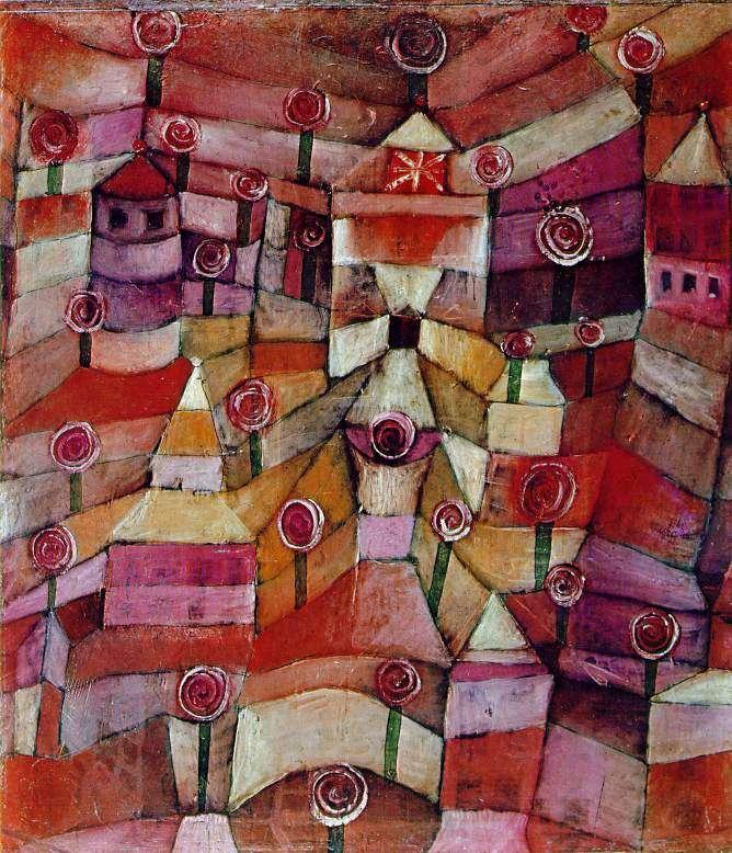 Paul Klee Rose Garden 1920 Cubismo