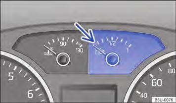 NOTA Observar sempre as luzes de controle acesas e suas descrições e orientações para evitar danos no veículo. Nunca conduzir até esvaziar completamente o tanque de combustível.