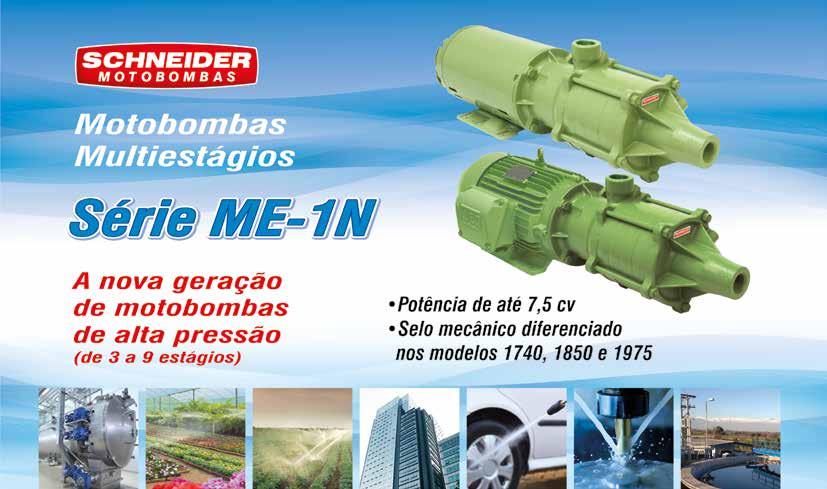MOTOBOMBAS CENTRÍFUGAS MULTIESTÁGIOS DE AÇO INOX 41-J - VME-65 - Aço Inox (*) Abastecimento