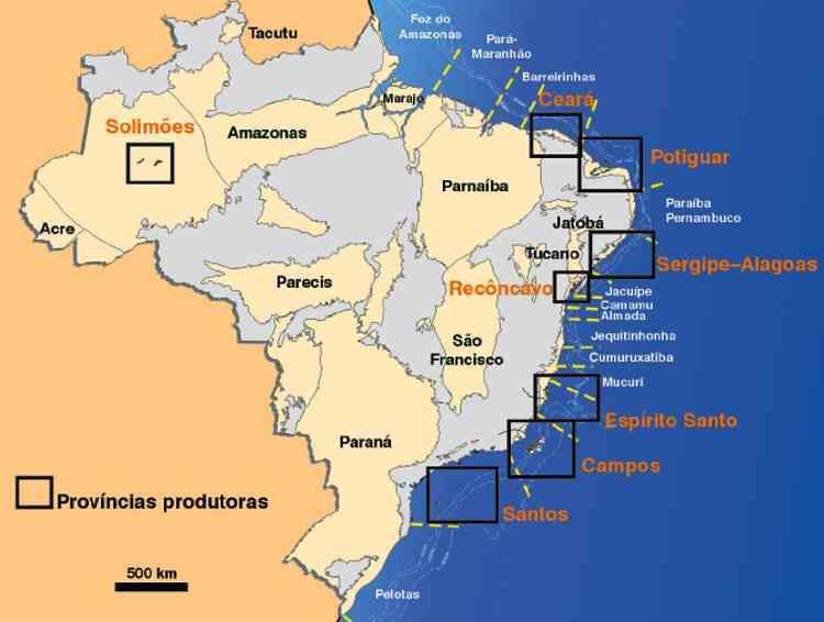 27 Figura 18 Províncias petrolíferas brasileiras de maiores produções (Fonte: Milani et al. 2003). 4.2. Elementos dos sistemas prolíferos 4.2.1. ROCHAS GERADORAS Milani et al.