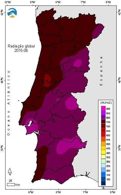 Tabela 4 Classes do índice PDSI - Percentagem do território afetado Classes PDSI 31 junho 2015 Chuva extrema 0 Chuva severa 0 Chuva moderada 0 Chuva fraca 0 Normal 0 Seca