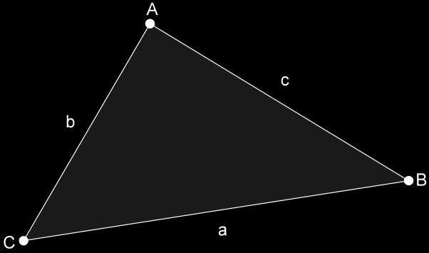 37 Figura 15 Lados do triângulo ABC. Em seguida, define-se, na Janela de Álgebra, o valor numérico do semiperímetro deste triângulo.