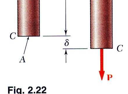 área da seção transversal ou propriedades do material Pi δ i = A E i i i 2-15 Eemplo 2.
