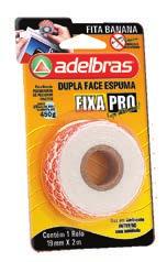 Uso e Informações adicionais: fita dupla face ideal para fixação de carpetes e tapetes, montagem de stands e cenários, bricolagem, artesanato, objetos que necessitem de uma fixação mais forte.