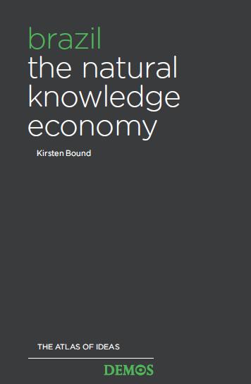 Brasil, Economia do Conhecimento Natural Demos Institute UK, 2008 Podemos pensar o Brazil como uma economia do conhecimento natural` uma vez que o seu sistema de inovação está