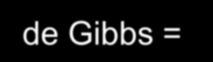 G o = H o - T S o Variação da energia de Gibbs = variação de