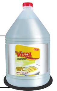 O Gel WC Visol possui um poder super desinfectante 3 Power: Remove Manchas, elimina bactérias e limpa e perfuma. Actualmente disponível na fragrância Marinho e Pinho é um produto 100% eficaz.