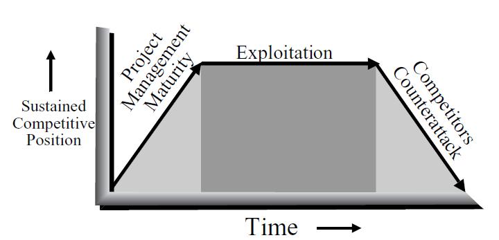 de gerenciamento de projetos para manutenção da competitividade da organização no cenário de mercado (KERZNER, 2001).