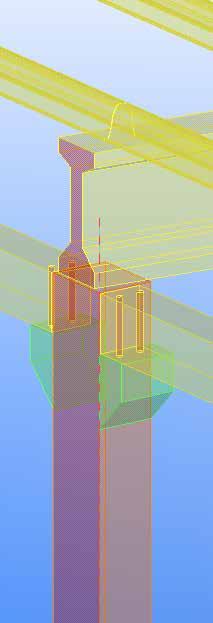 As secções transversais dos pilares dependem do dimensionamento estrutural, apesar deste ter de ser compatibilizado com projeto de