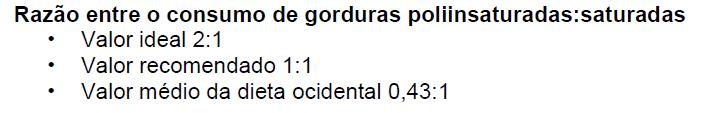 Ácidos graxos Insaturados AG Saturados Monoinsaturados Poliinsaturados Ácido graxo Fórmula Palmitoléico C 16:1 Oléico C 18:1 Linoléico 9-12-octadecadienoico C 18:2 9,12 Linolênico