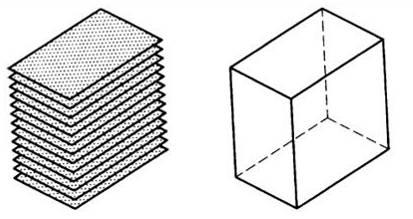 Prisma sólido geométrico limitado por polígonos cada polígono é uma superfície pode-se