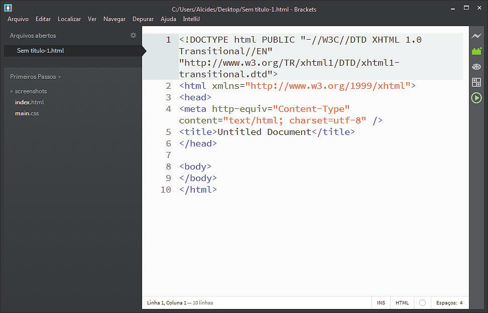 UNIDADE Conceitos Básicos do HTML Para criar nossos códigos podemos utilizar qualquer editor de texto puro ou algumas ferramentas
