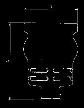 Fig. Válvulas retenção fundo poço Foot valves Válvulas retención pié PN DN Class /00 / - Construção acordo com a Construction in accordance with Construción acuerdo con *Extremidas com rosca SP ou