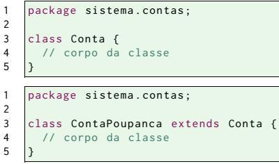 CLASSES OU INTERFACES PÚBLICAS CLASSES OU INTERFACES PÚBLICAS Duas classes de um mesmo pacote podem conversar entre si através do nome simples de cada uma delas O mesmo vale para interfaces Por outro