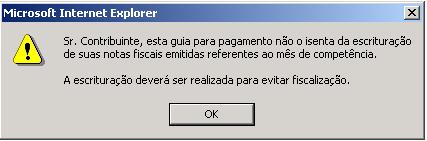 Informe a competência (mês/ ano) e, em seguida clique no botão OK. Clique aqui para efetuar o cálculo do imposto na guia avulsa. Clique aqui para emitir a guia avulsa da construção civil.