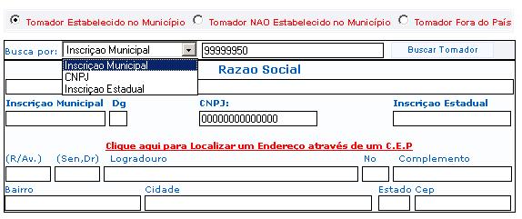 Exemplo: NF inicial 01 e NF final 05 - data 10 de fevereiro - atividade de representante diversos.