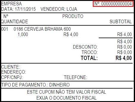 fiscal (DAV) e posteriormente pode transformar em venda