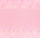 : 40 mm Cor: #Pink Fita Suede Franzida - (Segmento: Fitas) (Rolo