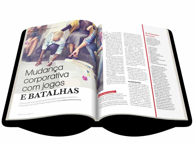 REVISTA IMPRESSA ESPECIFICAÇÕES TÉCNICAS Formato Arquivo: PDF Composite 2400 dpi Imagens:300 dpi Formato Final: 208 x 275 mm Cor: 4 - CMYK OPI: Desativado Marcas de corte: Inclusas no arquivo