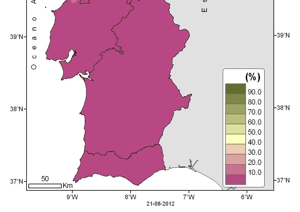 Tendo em conta que os meses de verão são caracterizados por valores médios mensais baixos da quantidade de precipitação, será mais provável a continuação da situação de seca meteorológica em Portugal