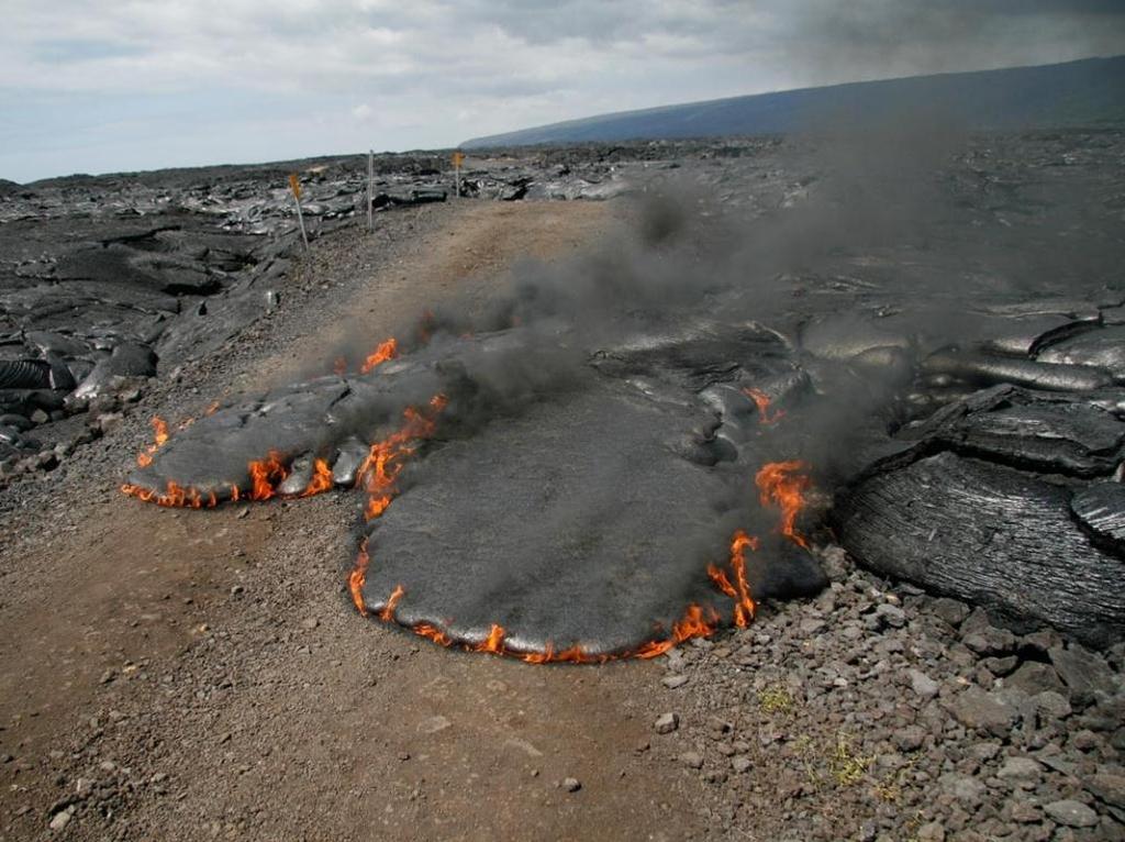 1. Tipos => Magma Ácido (Siálico) => Magma Básico (Máfico) 2.