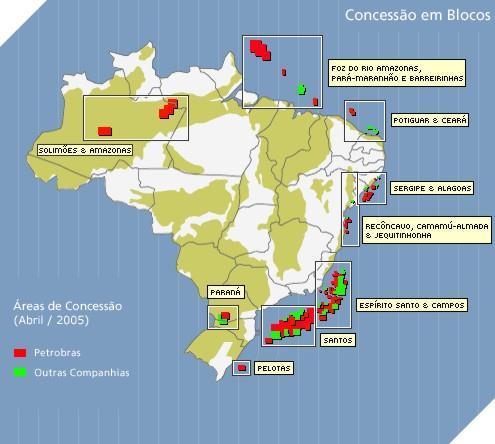 Reservas no mundo e no Brasil