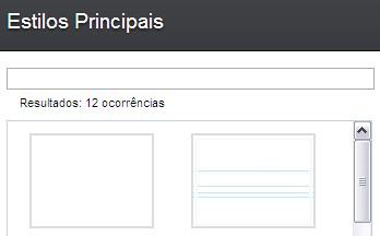 Conceitos relacionados: Sobre Layouts do Slide na página 214 É possível aplicar layouts de slides pré-configurados diferentes nas apresentações.