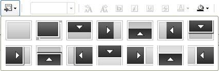 A reprodução de uma apresentação de slides ocupa a tela inteira do computador. É possível ver a aparência de gráficos, elementos animados e efeitos de transição na apresentação real.