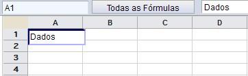 Informações Básicas da Edição de Dados Construa uma planilha inserindo e editando dados, como números, texto, datas, horários e fórmulas.