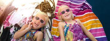 Óculos de sol para crianças Polímero macio com qualidades hipoalergénicas no interior das hastes e nasal Lentes em Triacetato 3 Disponível em 2 tamanhos 8812.. Tam. M 00, 02, 04,05, 06 Tam.