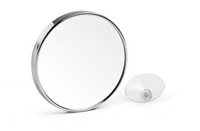 Espelho de cosmética Diametro 17 cm Com 1 x e 2 x de ampliação