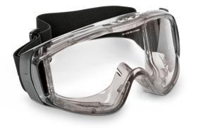 Óculo de proteção de laboratório Apropriado para usar por cima dos óculos de correção Resistente à penetração de partículas de materiais quentes, poeira grossa ou gotas e salpicos Armação suave para
