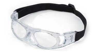 desportivas como voleibol, squash ou ténis Entregue com lentes neutras Fita ajustável 100 %